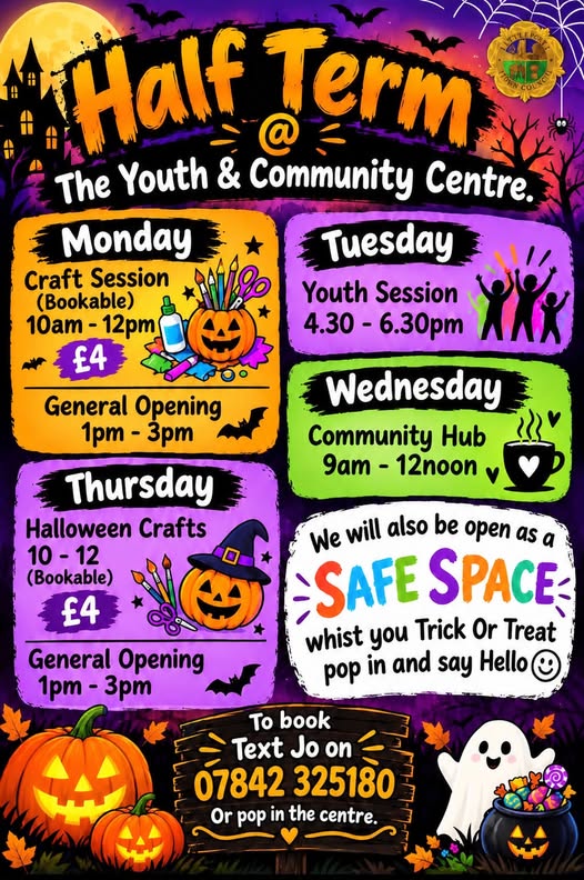 Youth Centre Half Term
